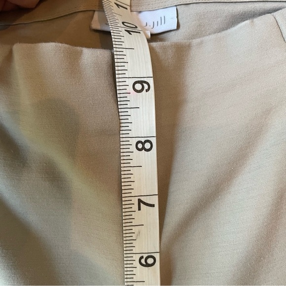 J. Jill Essential Slim Ankle Pockets Tall Pull On Flat Front Cotton Stretch Pant - Picture 12 of 13